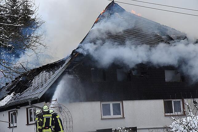 Bild 6: Bilder vom Großeinsatz der Feuerwehr