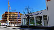 Die Tochter der Volksbank Albstadt, die Immobilien GmbH, baut neben dem Neubau des Verwaltungsgebäudes auf dem Europaplatz ein Wohn- und ...