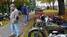 Auch Fans historischer Motorräder dürfen sich freuen: 45 Fahrzeuge sind für 18. Oktober angemeldet. Foto: Ingeborg Meier