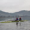 Jonathan Fitzky und Timm Rienecker (von links) geben beim Training alles.
