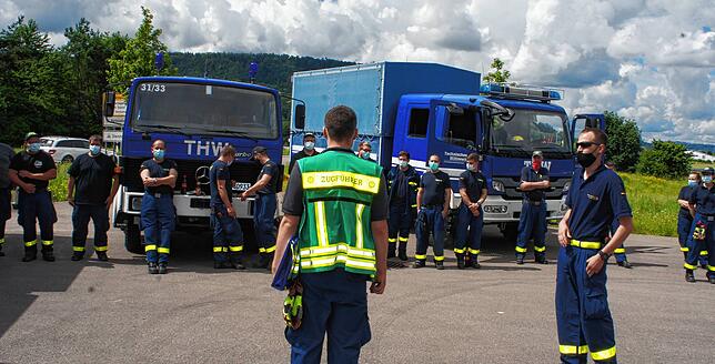 Bei der Suchaktion nach einem 63-jährigen vermissten Mann aus Hochsal waren auch Rettungskräfte des THW von Bad Säckingen mit im Einsatz.