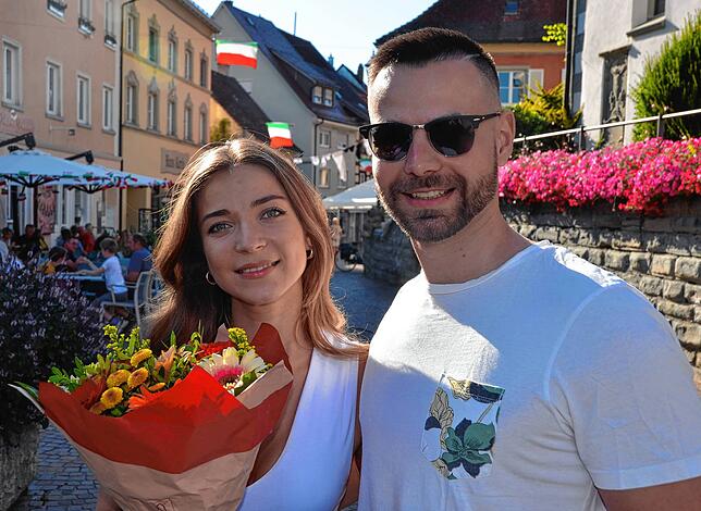 &bdquo;Prima Idee. Das hat Leben in die Innenstadt gebracht&ldquo;, sagen Tanya und Volker Schmid zu &bdquo;Bella Italia&ldquo;.