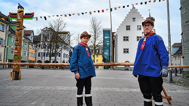Dieses Bild könnte für die Fasnacht 2021 stehen. Wegen eines Sturm war der Marktplatz am Rosenmontag 2019 gesperrt. Christof Hirling ...