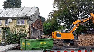 So sieht es heute an der Brandstelle in Dettighofen aus, ein halbes Jahr nach dem Vorfall.