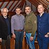 &bdquo;I mein&lsquo; halt&ldquo;-Moderator Ernst Arnegger hat die Landwirte Hubert Felix, Markus Mock und Markus Maier (von links) zur ...