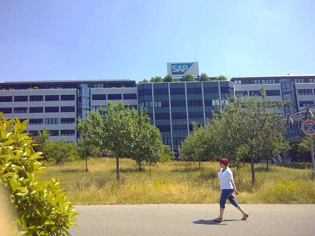 Der Hauptsitz von SAP in Walldorf. Das Software-Unternehmen garantiert der Stadt hohe Steuereinnahmen.