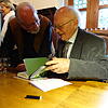 056 Bruno Epple: Vor der Lesung057 Bruno Epple bei der Lesung im Scheffel-Schlösschen059 Bruno Epple nach der Lesung beim Signieren ...