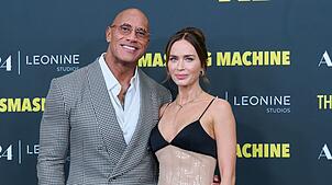 Dwayne Johnson und Emily Blunt mussten sich für den Dreh emotionalen Herausforderungen stellen. (Foto aktuell)