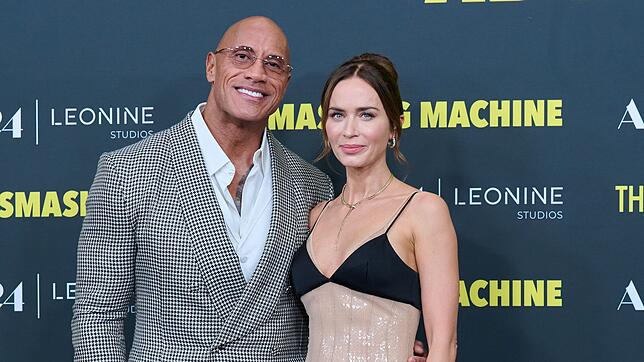 Dwayne Johnson und Emily Blunt mussten sich für den Dreh emotionalen Herausforderungen stellen. (Foto aktuell)