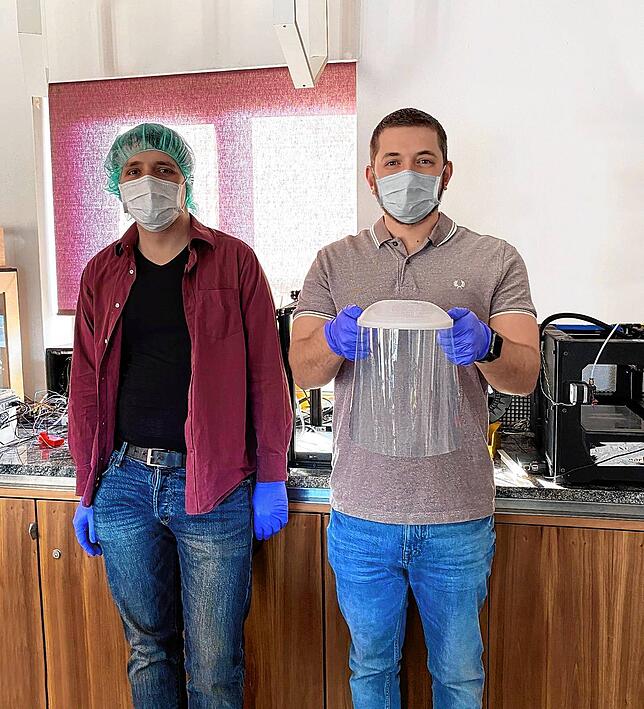 David Blumer und Manuel Matz vom Verein Toolbox Bodensee, Markdorf.