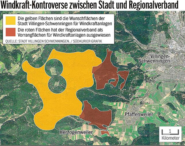 Bild 1: Windkraft ja &ndash; aber möglichst ganz tief im Wald