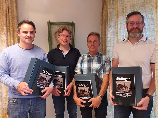 Die scheidenden Räte (von links): Clemens Meyer, Matthias Auer, Herbert Schmon, Matthias Gutemann.