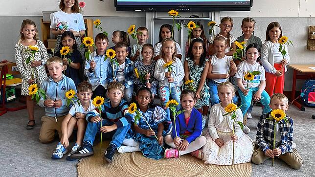 Katharina Riedmann unterrichtet die Koalaklasse 1a der Bräulinger Grundschule Löwenschule.