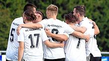 Jubelnde Hilzinger gab es zuletzt selten zu sehen. Am Kirchweih-Spieltag war es nach dem Sieg gegen Immenstaad wieder soweit.