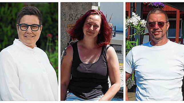 Sie setzen sich gerne für Lottstetten ein (von links): Sandra Wipf, Dagmar Lorenz und Martin Russ