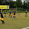 Aufwärmen vor dem Testspiel. Die Damen des SV Litzelstetten treten im Punktspielbetrieb in der Landesliga an.