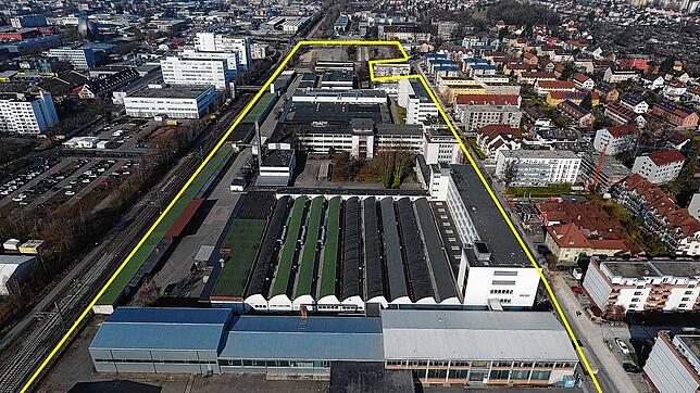 Für die Wandlung des ehemaligen Siemensareals in den Bücklepark steht ein Areal von rund 70.000 Quadratmetern zur Verfügung.
