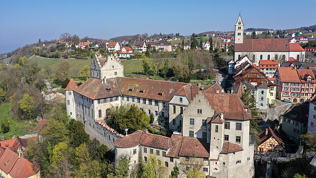 Die Burg Meersburg gehört zu den ältesten Gebäuden in Baden-Württemberg.