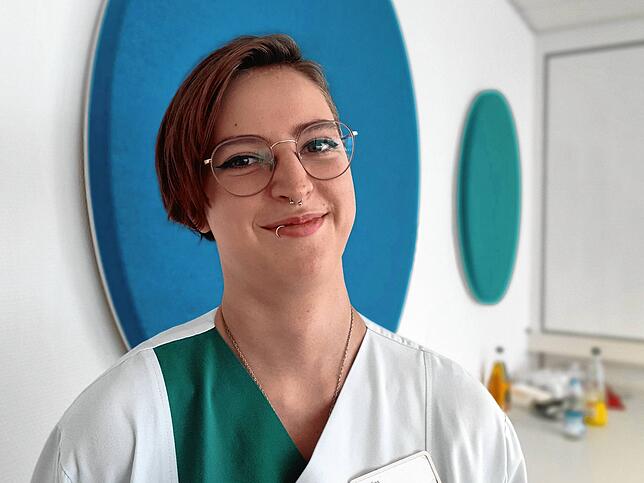 Melina Leutenmayer: &bdquo;Man nimmt auch sehr viel Dankbarkeit der Patienten mit.&ldquo;