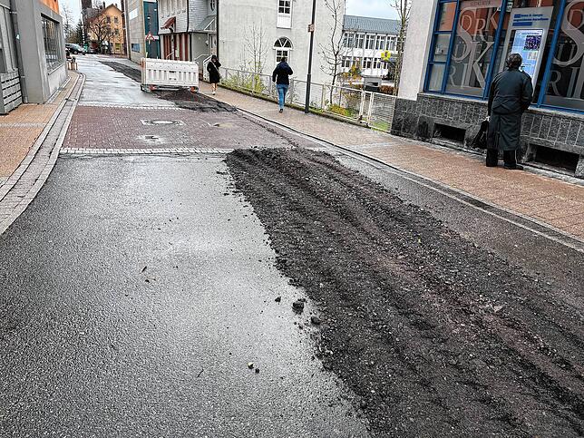 Die Trasse für den Anschluss des Roten Löwen an die Nahwärme führt durch die Gerwigstraße.