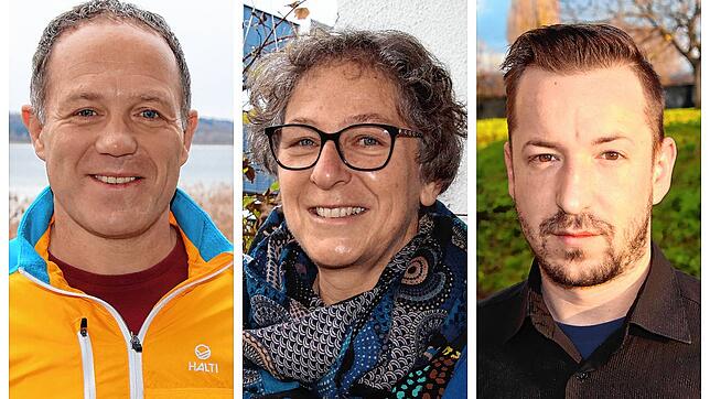 Sie verzichten auf eine Impfung: Claus Halbherr, Sigrid Hahn und Paul Stancel.