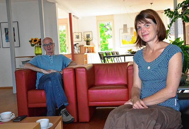 Kunstvereinsvorsitzender Bernhard Oßwald und Irina Stengele, seine Stellvertreterin, sorgen sich um die ehrenamtlichen Mitarbeiter, denn ...