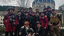 Die Guggis ‚81 beim Ausflug nach Sankt Blasien im Steampunk-Kostüm. Bilder: Verein