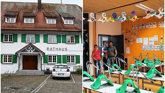 Zwei von vielen Projekten, die Hohenfels bis 2040 beschäftigen werden: Rathaus und Korbinian-Brodmann-Schule.