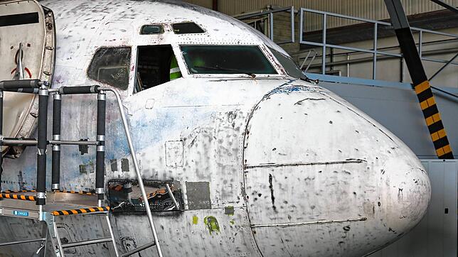Das Bild entstand vor rund einem Jahr in einer Halle des Bodensee-Airports. Dort wird die &bdquo;Landshut&ldquo; auch ein Jahr später ...