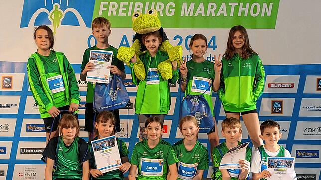 Starke Leistungen zeigten die Nachwuchsathleten des Bezirks in Freiburg. Hier die Teilnehmer des PTSV Konstanz.