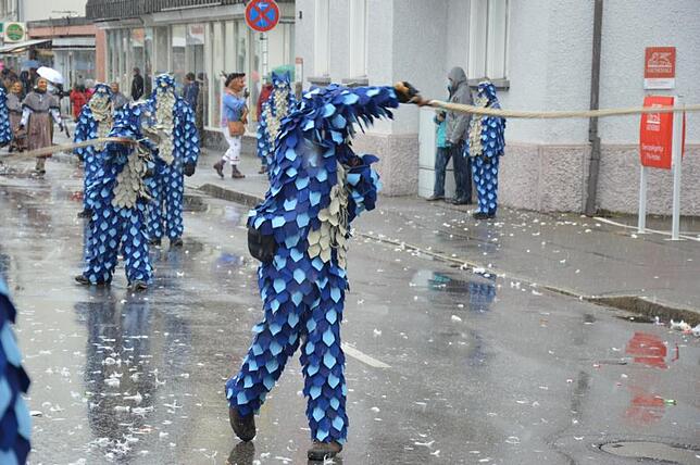 Bild 4: Bilder vom Narrensprung beim Ringtreffen des Alemannischen Narrenrings (Teil 2)