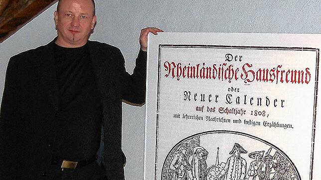 Thomas Schmidt konzipierte vor zehn Jahren die Neugestaltung des Literaturmuseums Hebelhaus und erhält die diesjährige Hebelplakette.