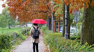 Auch am Freitag bleibt der Regenschirm im Südwesten ein wichtiges Accessoire. (Archivbild)