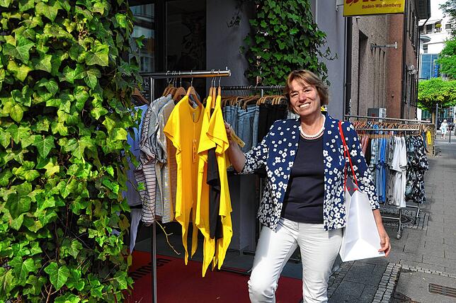 Stressfrei einkaufen in Markdorf: Lucie Fieber, Geschäftsführerin Markdorf Marketing, im Juli 2019.