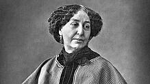 George Sand auf einer Daguerreotypie, 1864.