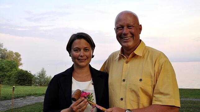 Ilona Diesner und ihr Vorgänger Andreas Rossbach.