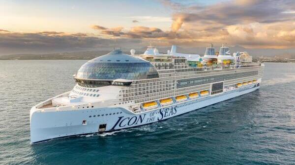 Kleinstadt auf dem Meer: Die "Icon of the Seas" ist das aktuell größte Kreuzfahrtschiff der Welt.