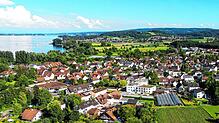 Die Gemeinde Moos (im Bild die Ortsteile Moos, Iznang und Weiler) hat ein Problem: Es entstehen immer mehr Ferienwohnungen, weshalb der ...