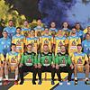 Die HSG Konstanz, hintere Reihe, von links: Sportlicher Leiter und Co-Trainer André Melchert, Fabian Wiederstein, Felix Krüger, Tim ...