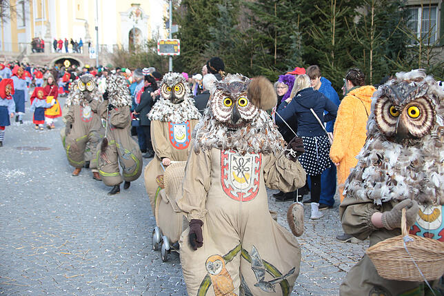 Die Schnuferzunft mit den Burghexen &ndash; hier beim Donaueschinger Umzug &ndash; richten ende Januar anfang Februar das ...