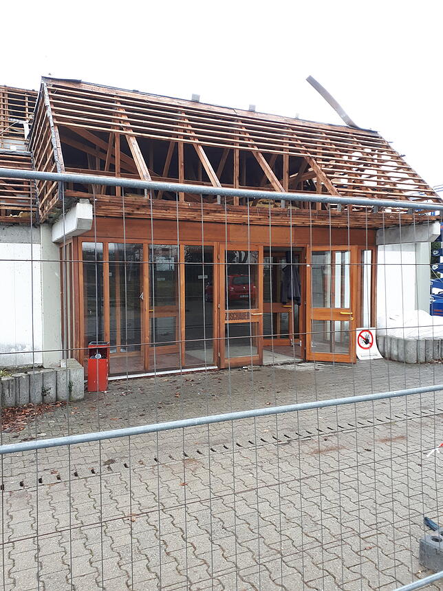 Der Eingang für die Sportler wird in der neuen Halle nicht mehr durch die Umkleidekabinen führen.