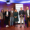 Hannover - Verleihung Awards der Madsack Stiftung - Laudatorin Hannah Suppa und Preisträger: Johannes Kaufmann, Andre Dolle, Fabiane ...