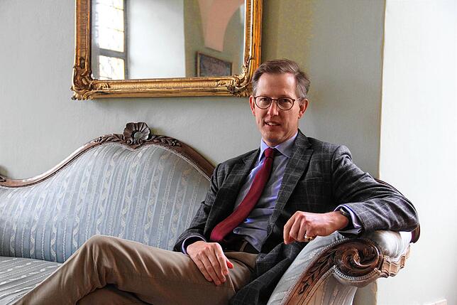 Bernhard Markgraf von Baden folgt auf seinen Vater Max von Baden. Das Bild entstand im Mai 2021. Er vertrat schon mehrfach das Haus von ...