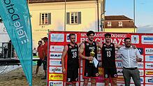 Die „Pirates“ haben den Teledata Beachbasketball Cup bei den Erwachsenen am ersten Tag der Bodensee Beach Days gewonnen. Foto: MCD ...