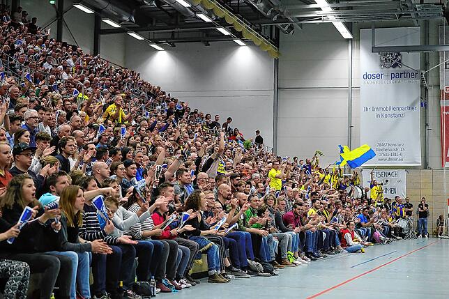 Eigentlich ist hier viel los: Ein Heimspiel der HSG Konstanz in der Schänzlehalle.