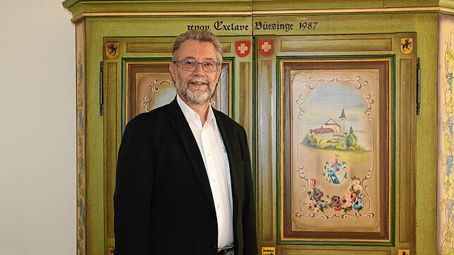 Amtsinhaber Markus Möll ist zweiter auf dem Wahlzettel zur Bürgermeisterwahl in Büsingen.