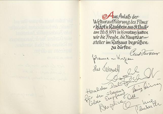 26. August 1971: Filmfans erinnern sich vielleicht noch an Kapitän Rauhbein alias Curd Jürgens. Anlässlich der Uraufführung des ...
