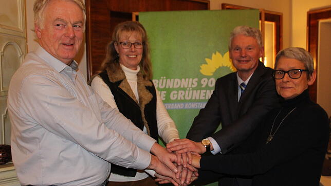 Hand in Hand will der Vorstand des neuen Ortsverbandes der Raumschaft Stockach arbeiten (von links): Udo Engelhardt, Henrike Bischoff, ...