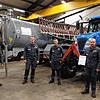 Freuen sich über die Auszeichnung der HWK Konstanz (v.l.): Erwin Muffler, Marco Will, Jonas Auberer und Axel Jopp von Moser Land- und ...