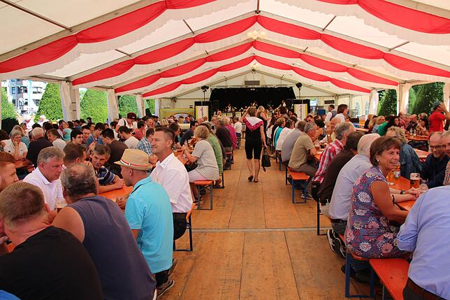 Insgesamt sechs Festgärten gibt es auf dem Seehasenfest-Gelände. (Archivbild)
